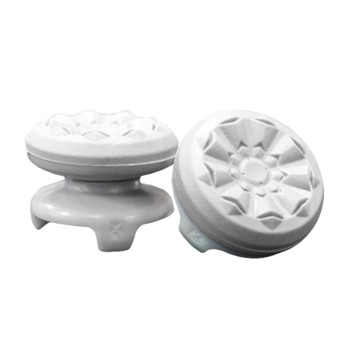White Textured Joystick Caps