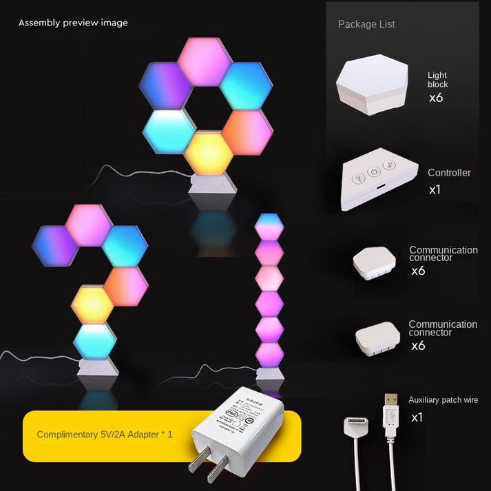 Mini Nano Hexagon Atmosphere Light