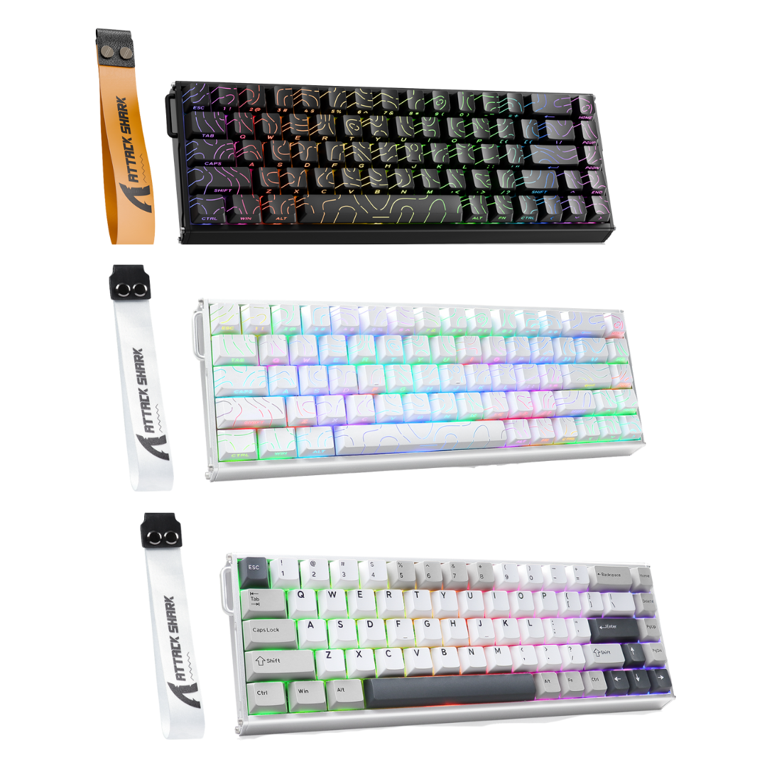 ATTACK SHARK X68MAX HE 8KHz Wired Magnetic Aluminum Gaming Keyboard