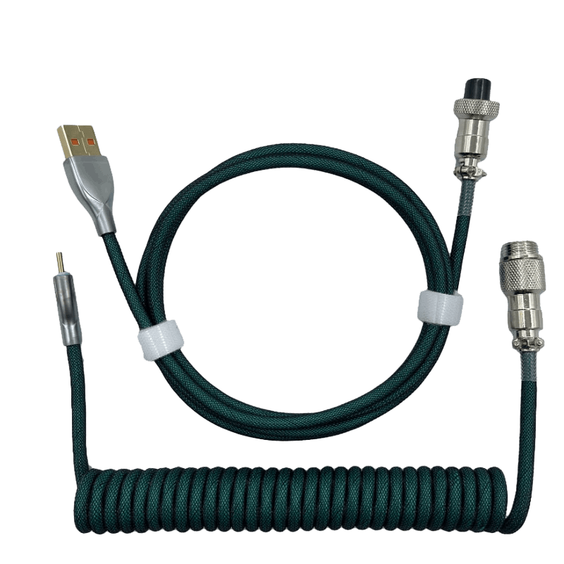 Coiled Cable Green