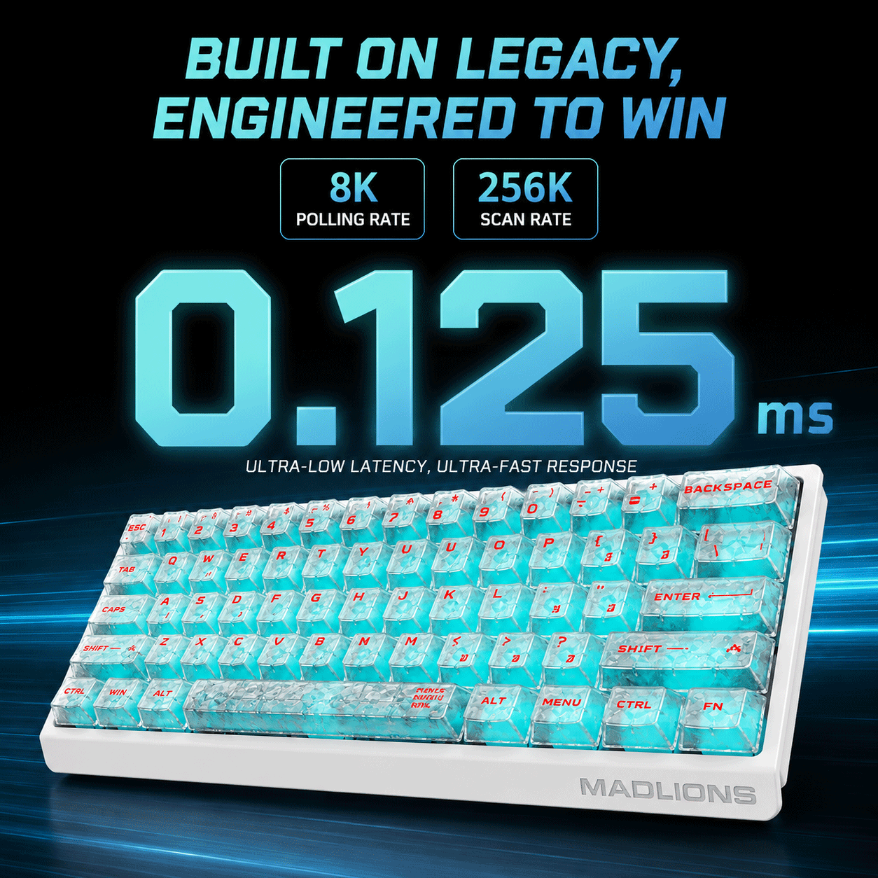 Madlions MAD60/68 V2 Magnetic 8K Wired Gaming Keyboard