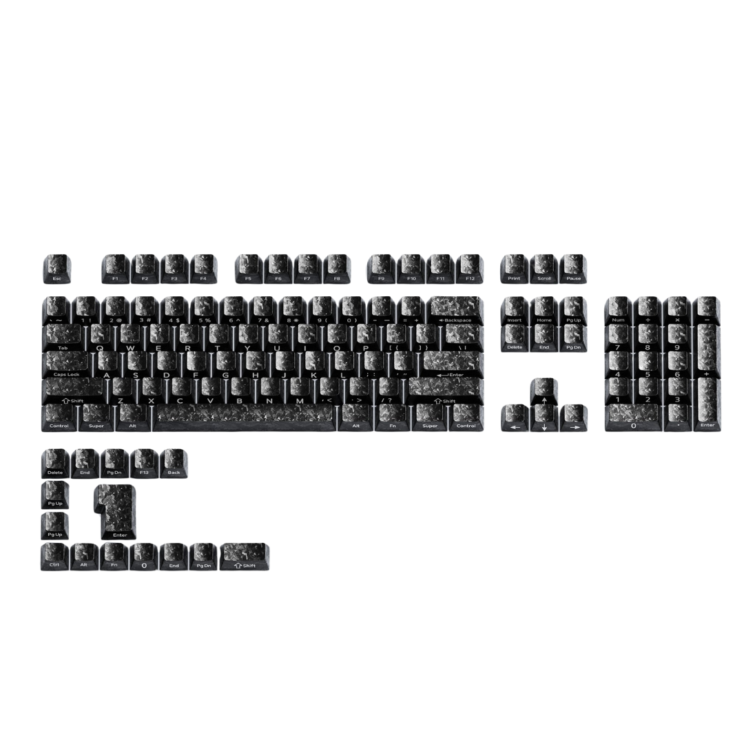 XVX Carbon Fiber Pattern Keycaps 119 Keys