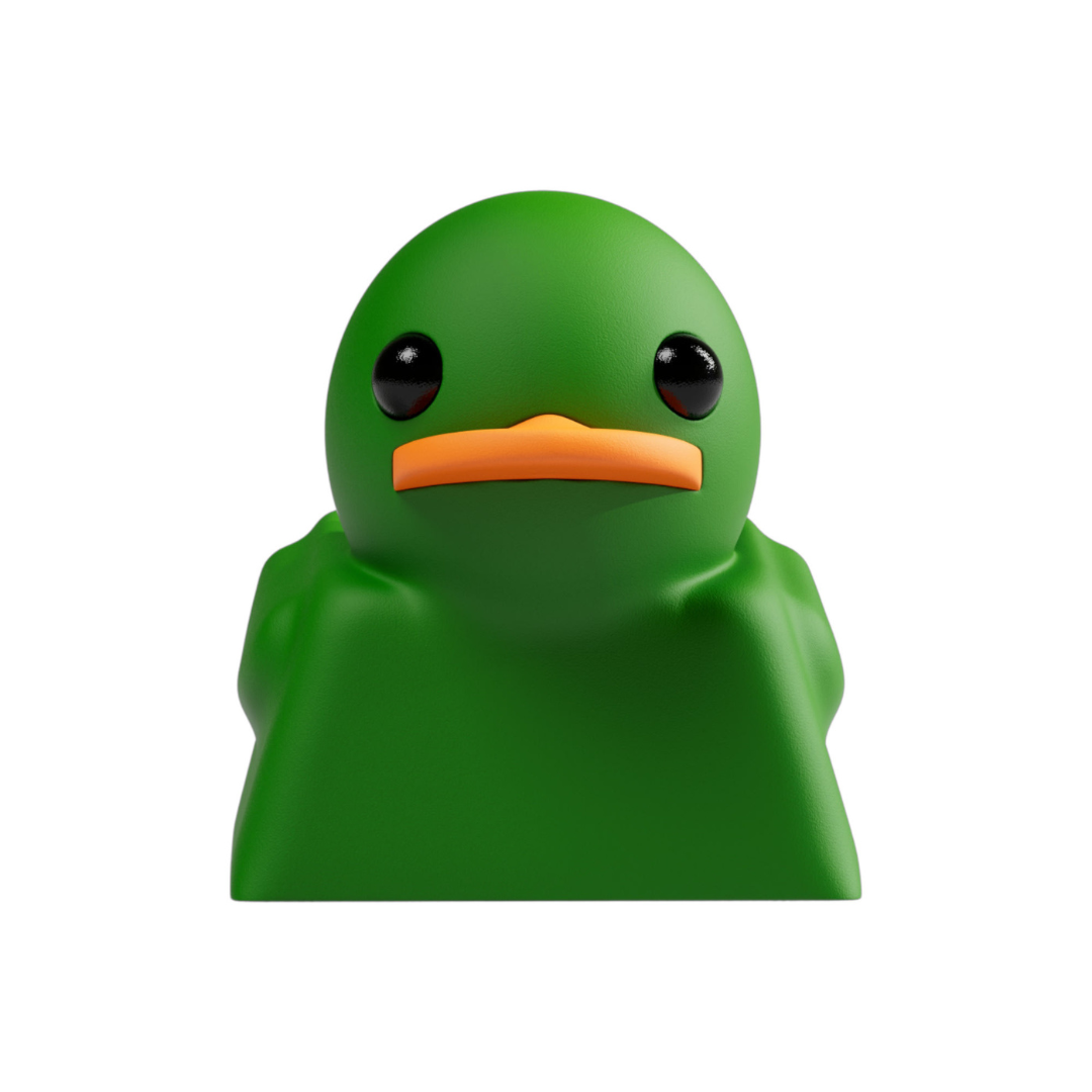 Green Duckey Keycap