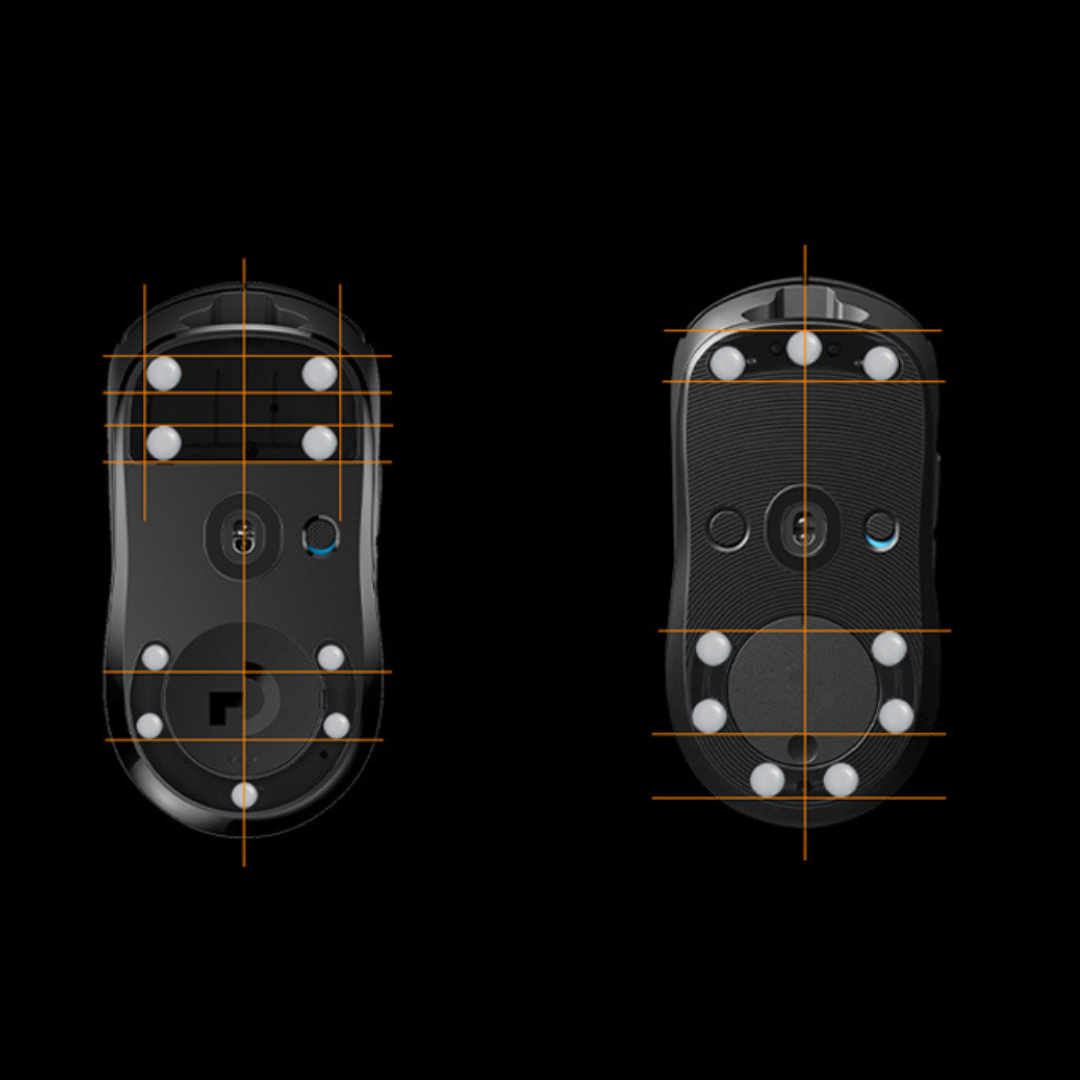 Curved Mouse Skates (Small Dots)