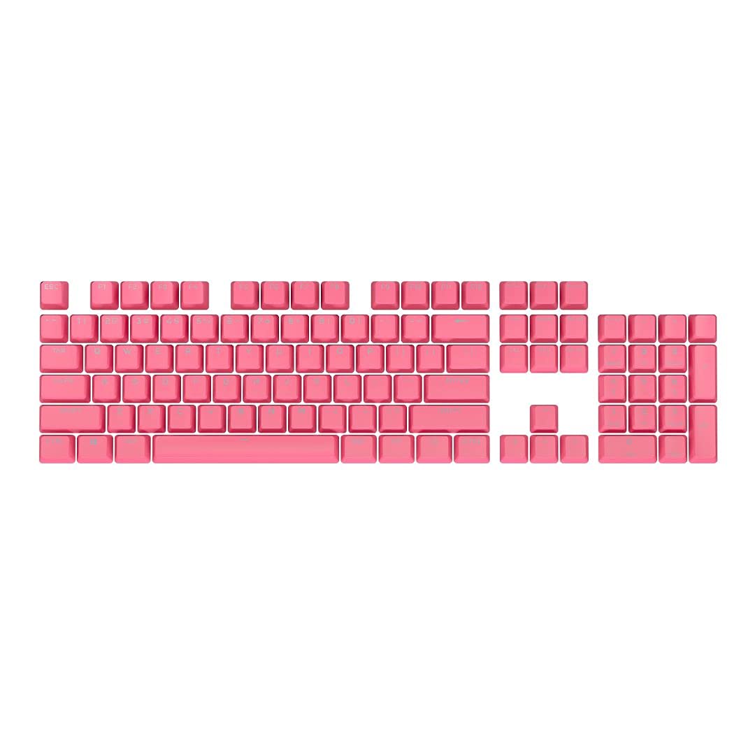 Pink PBT Keycaps 104 Keys