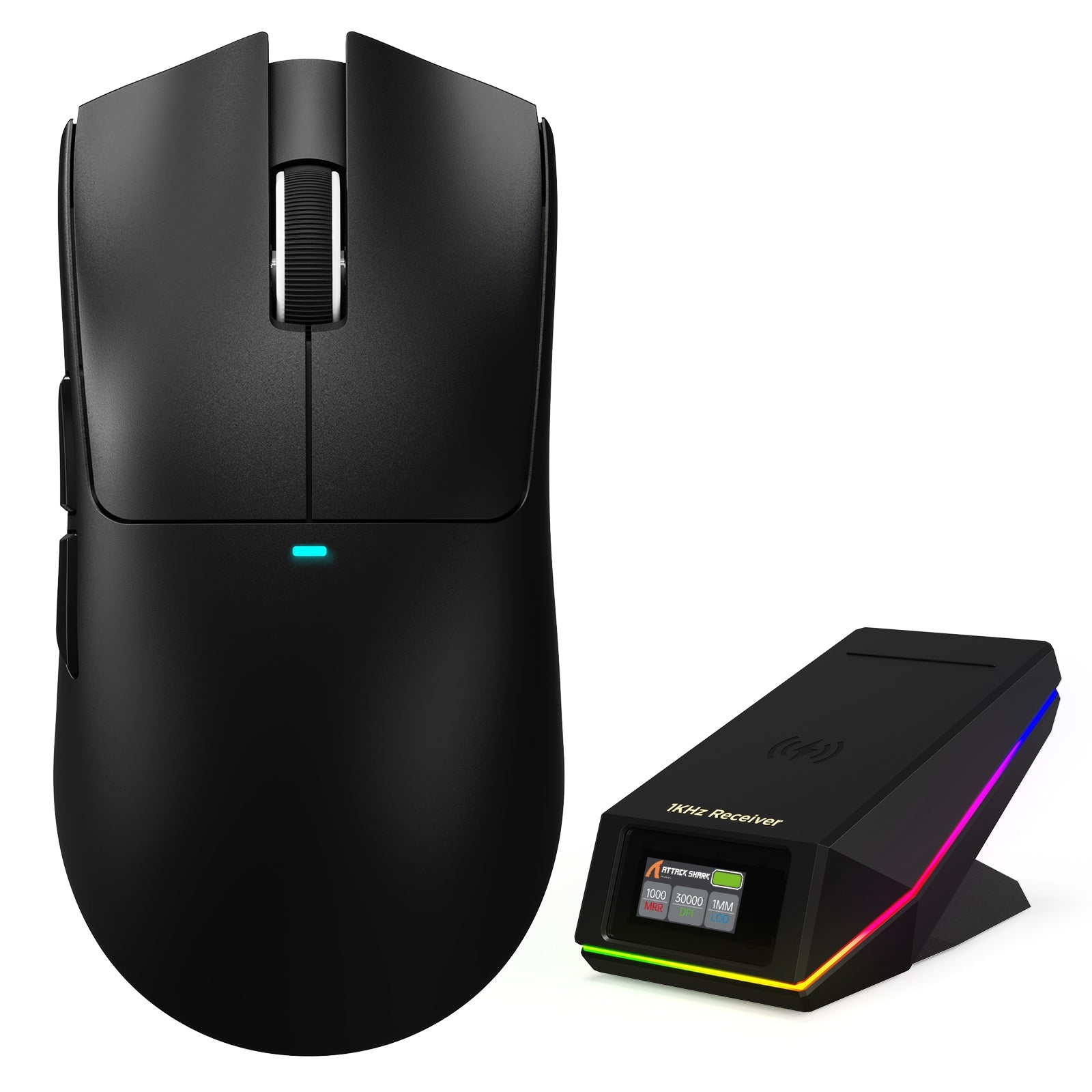 ATTACK SHARK X11 Pro V2 Wireless Gaming Mouse with TFT Charging Base