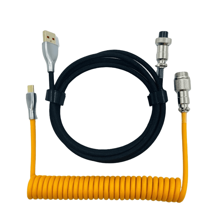 Coiled Cable Orange