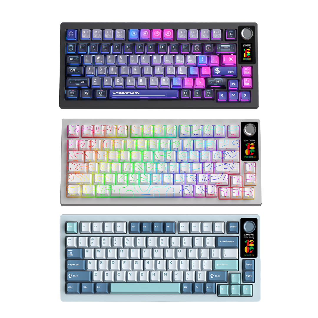 LANGTU LT75 Pro High-End RGB Tri-Mode Gaming Mechanical Keyboard