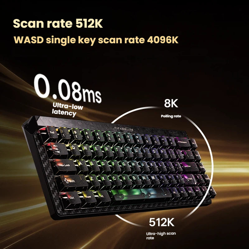 Madlions TITAN 68 Turbo Magnetic E-sports 8K Wired Gaming Keyboard
