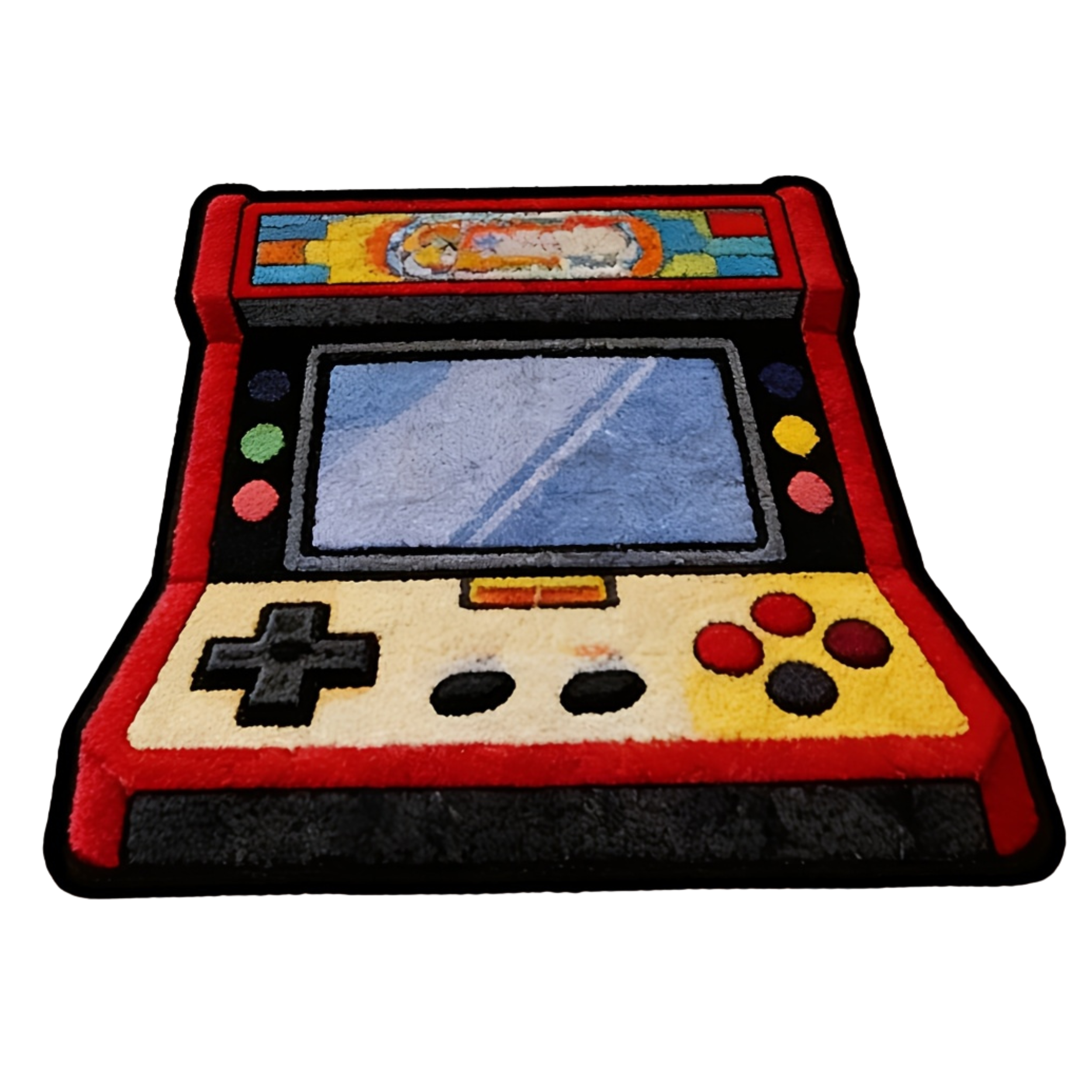 Retro Game Console Shaped Rug Carpet