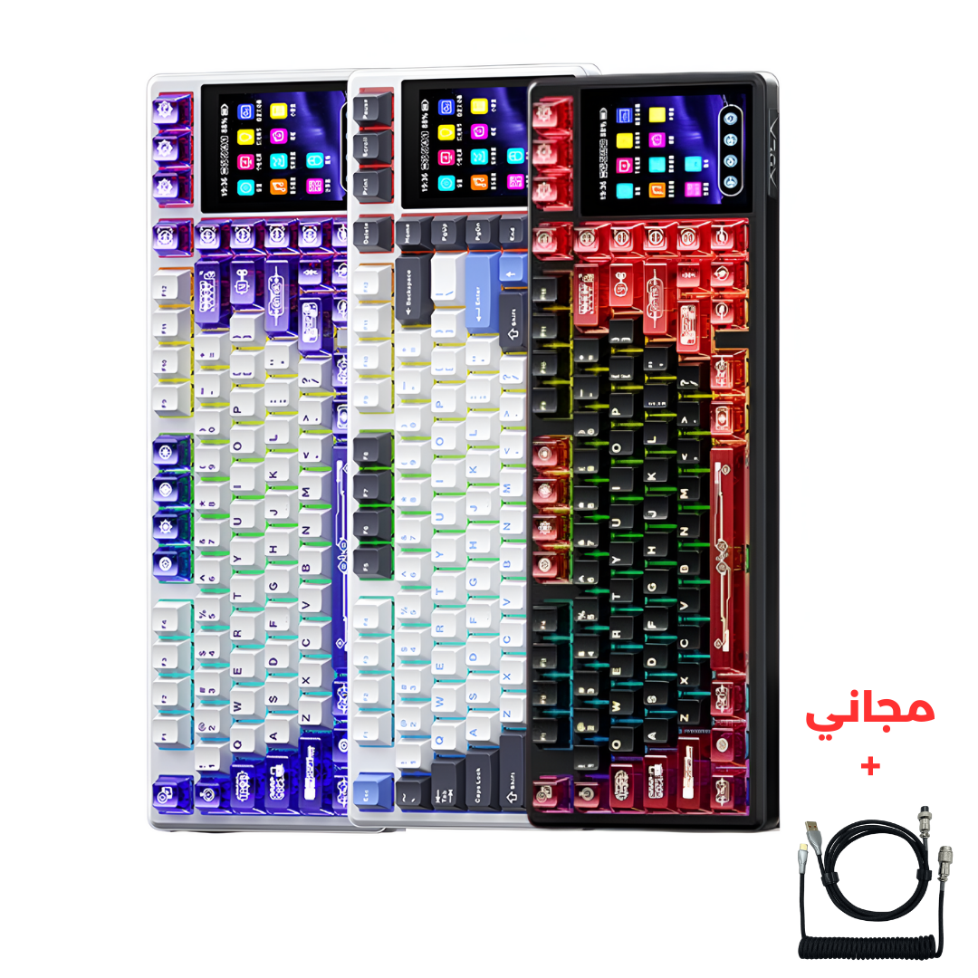 AULA L99 Wireless Mechanical Keyboard with 3.98" Smart Touchscreen