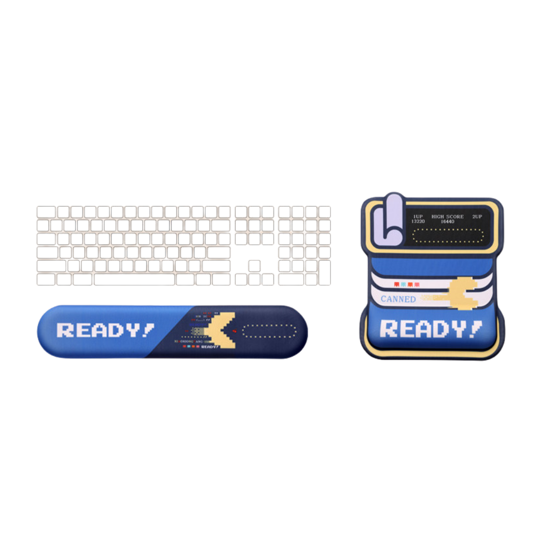 Little Bear Teacup Cat Wrist Mouse Pad & Keyboard Rest