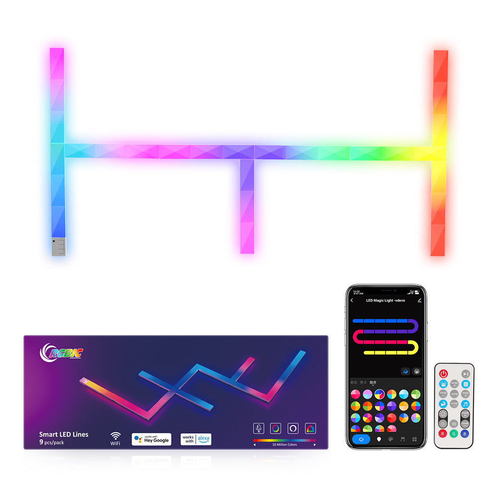 Diamond Lines RGBIC Wifi Lightning