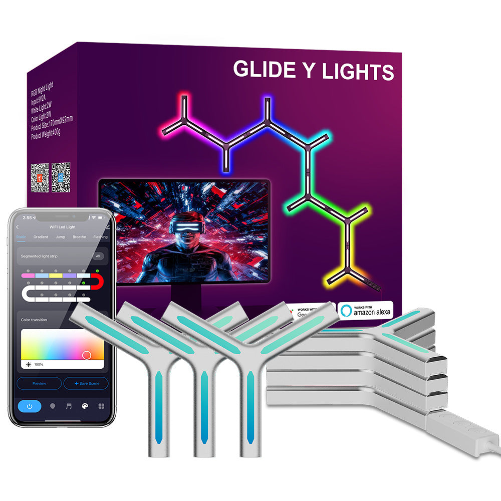 Y-Shaped Hexagon Smart Quantum Lights