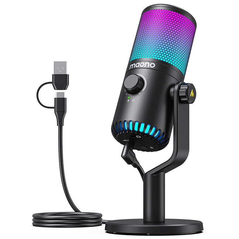 Maono DM30 RGB Programmable USB Condenser Microphone