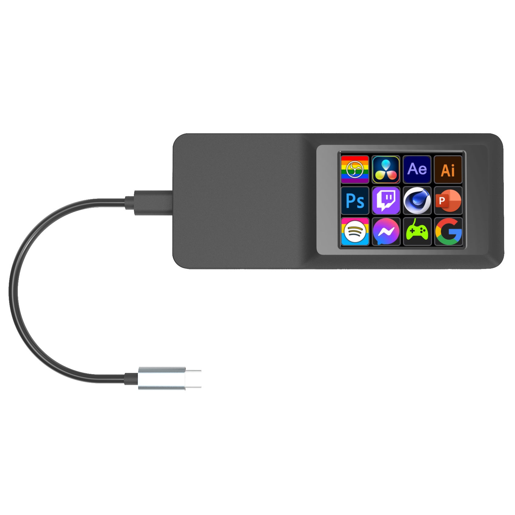 Stream Deck Multi-Function USB-C Docking Hub with Smart Display