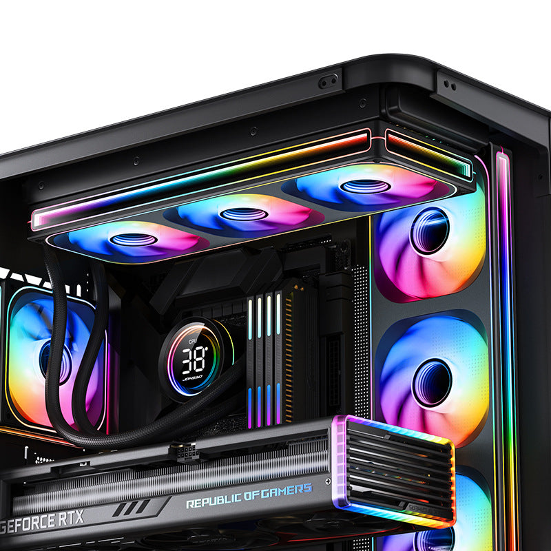 JONSBO ARGB PWM Fan 12CM Infinity Mirror Cooling Fan