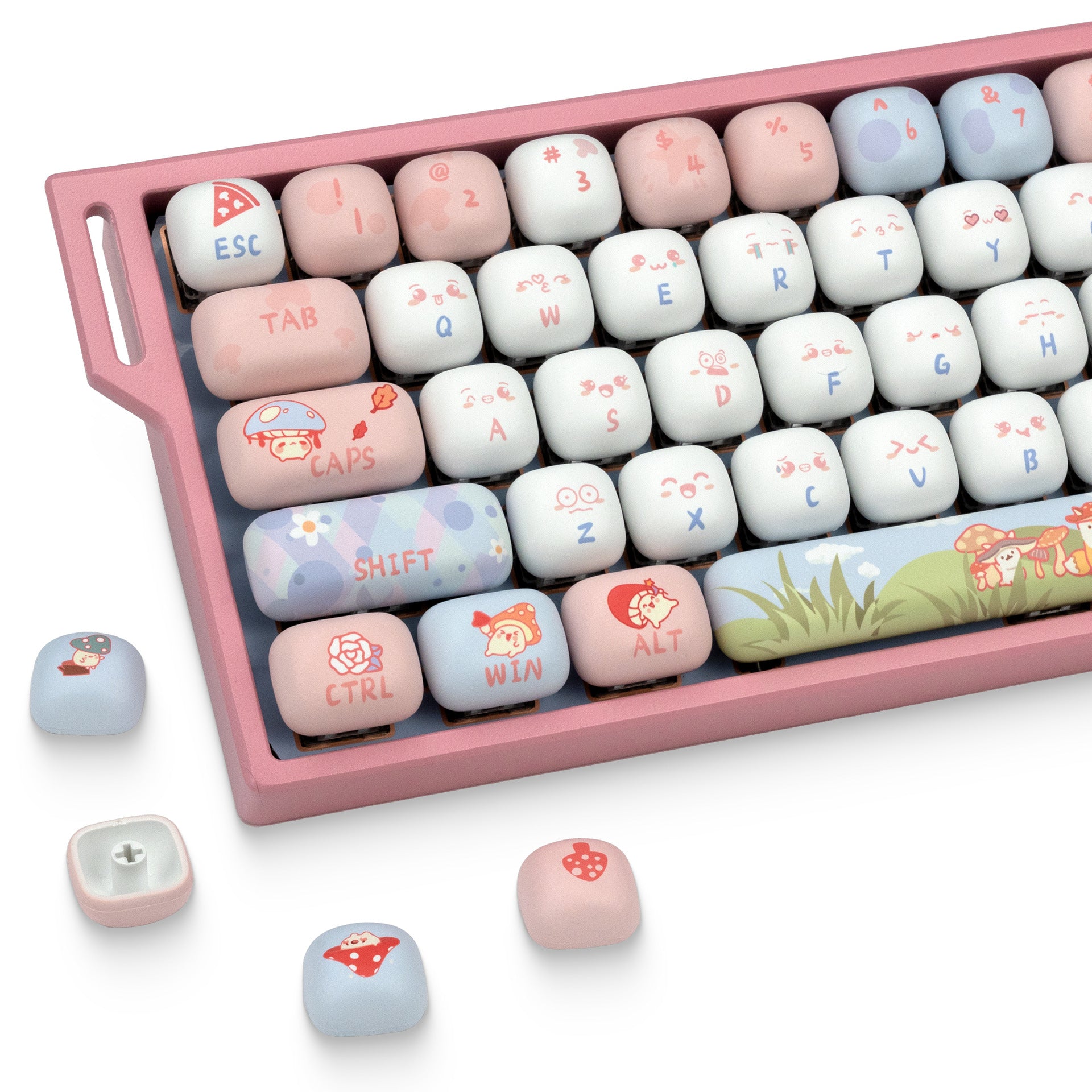 XVX Little Mantou Mushroom MOG Keycaps