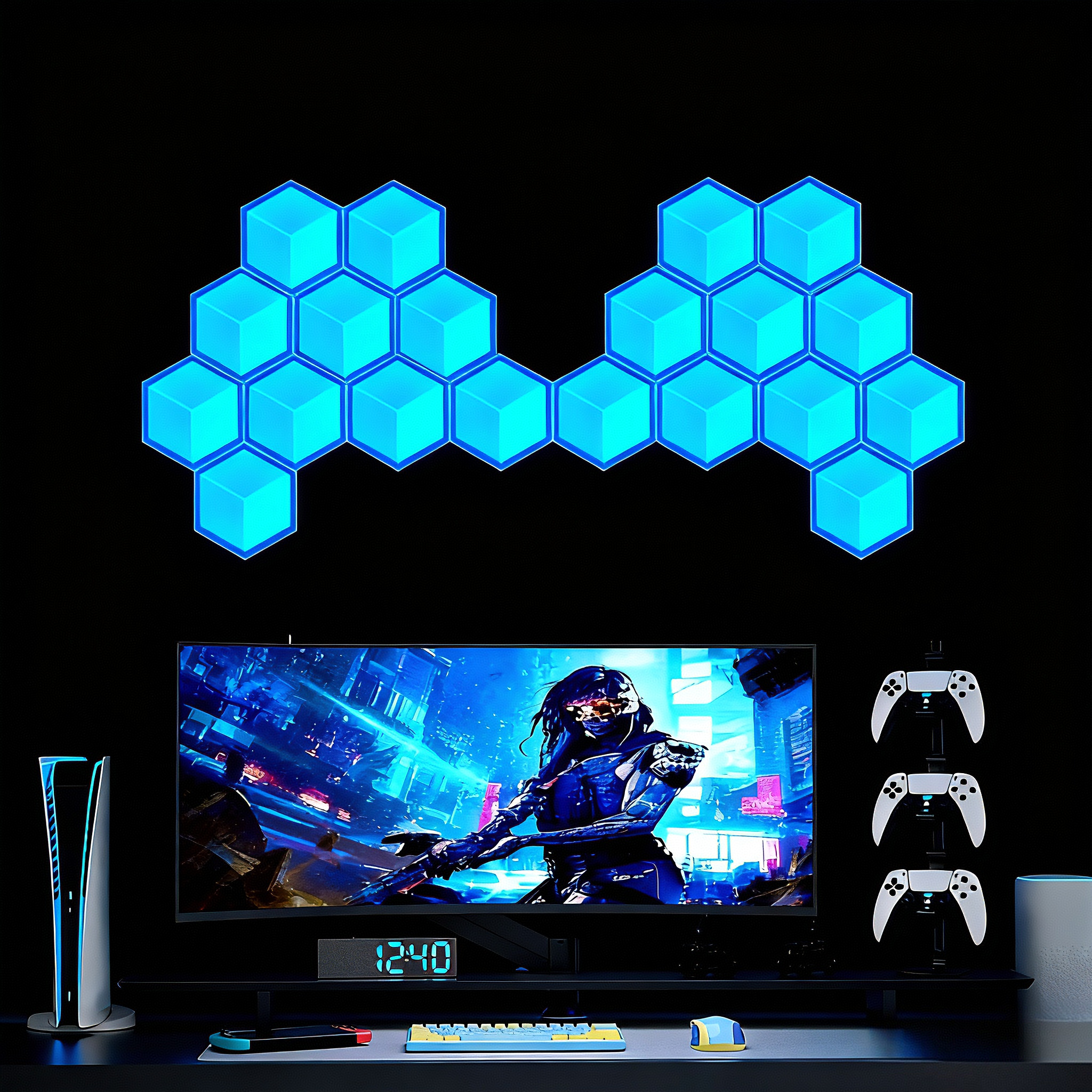 Hexagon 3D RGBIC Wall Light Panels