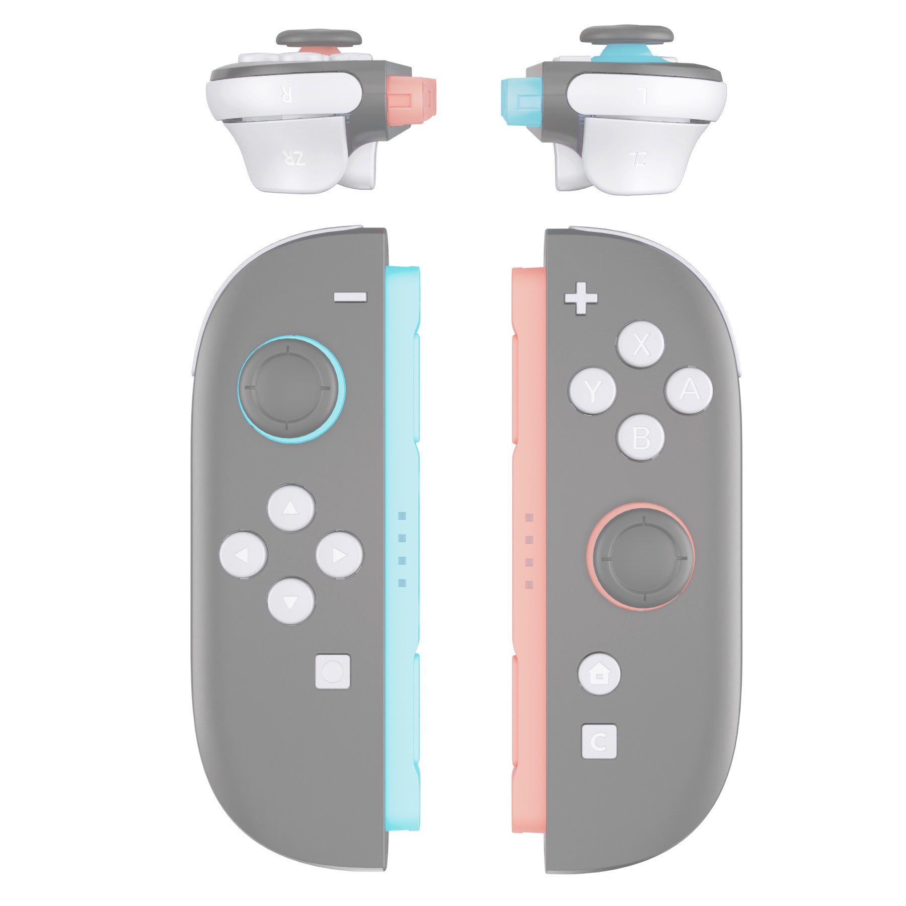 eXtremeRate Nintendo Switch 2 Full Replacement Button Kit