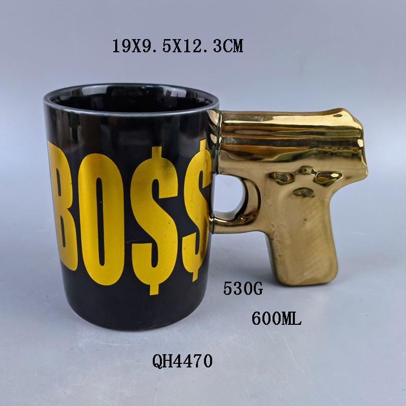 Boss Pistol Handle Mug