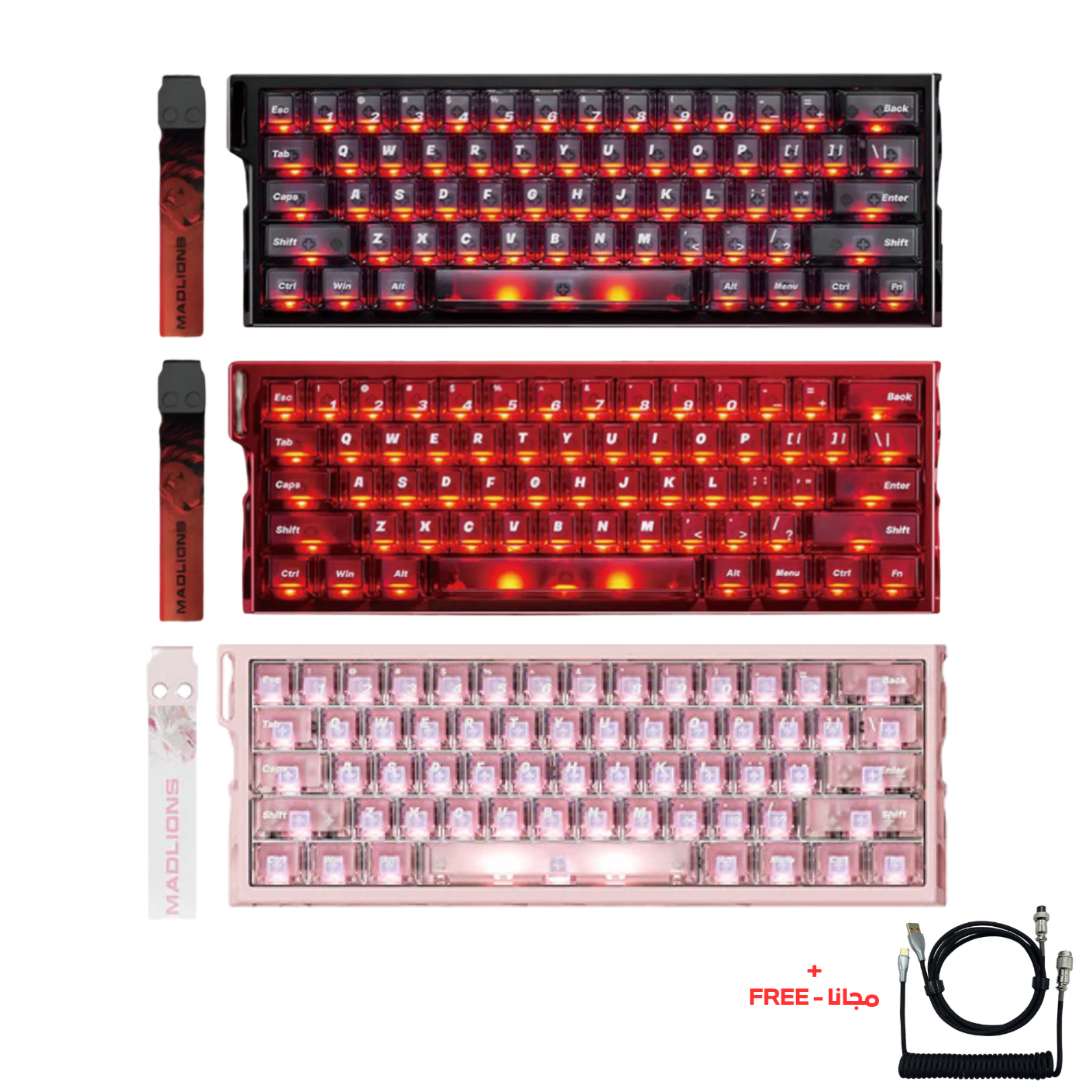 Mad Light 60 HE hollow Magnetic Aluminum Wired Gaming Keyboard