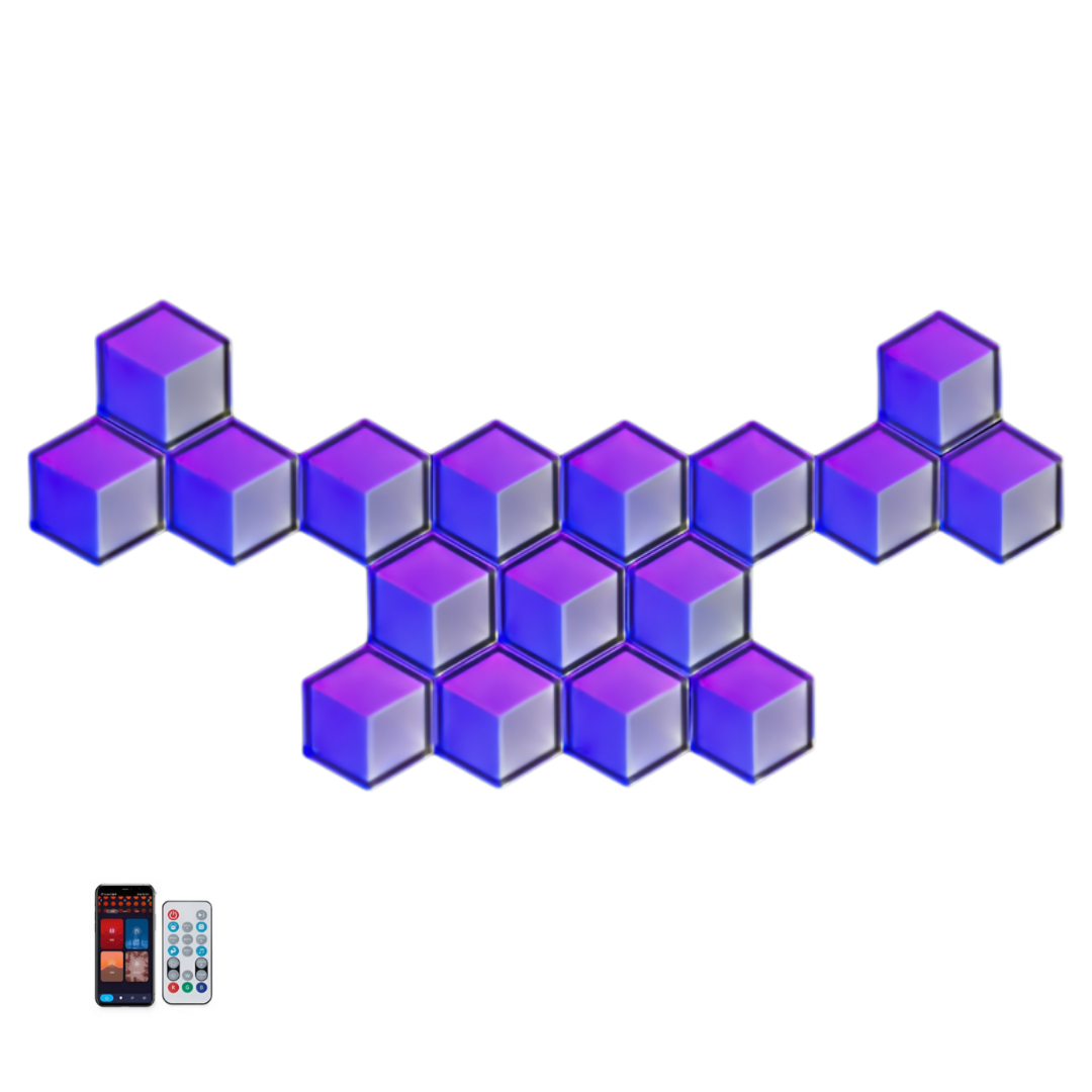 Hexagon 3D RGBIC Wall Light Panels