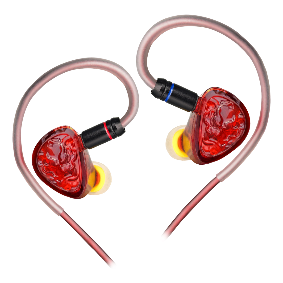 TANGZU WANER 2 Red Lion Bass Edition Type C Wired In Ear Earphones with Mic