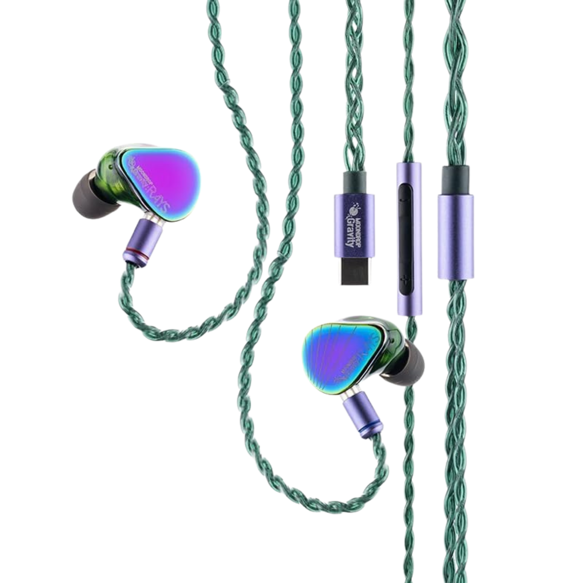 MOONDROP RAYS USB C Wired Gaming In Ear Headphones