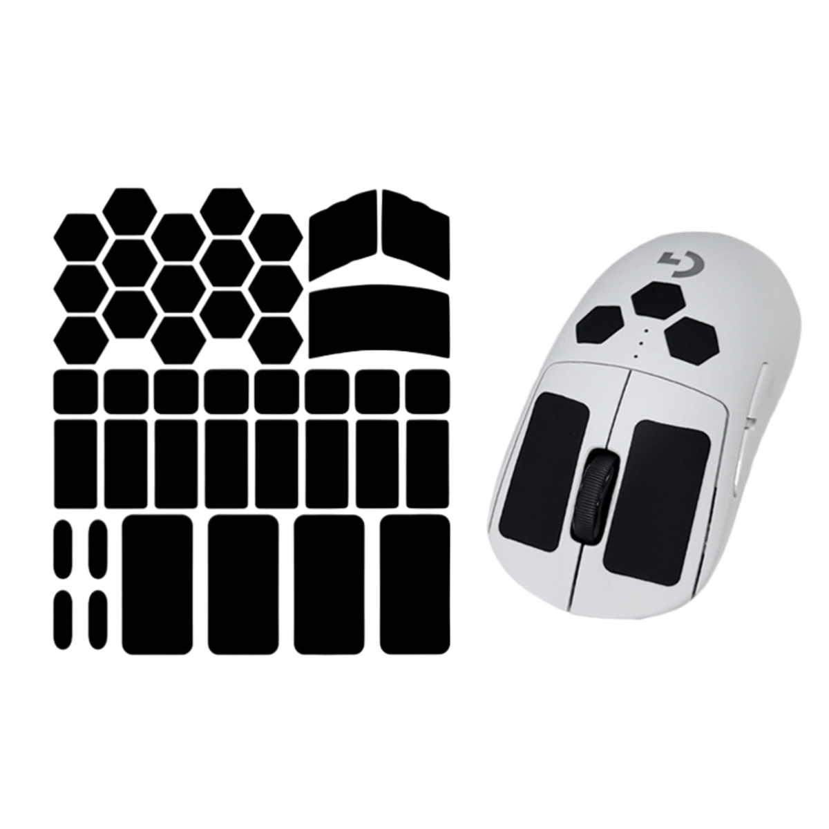 Ultra-Thin Silicone Anti-Slip Mouse Grip Tape
