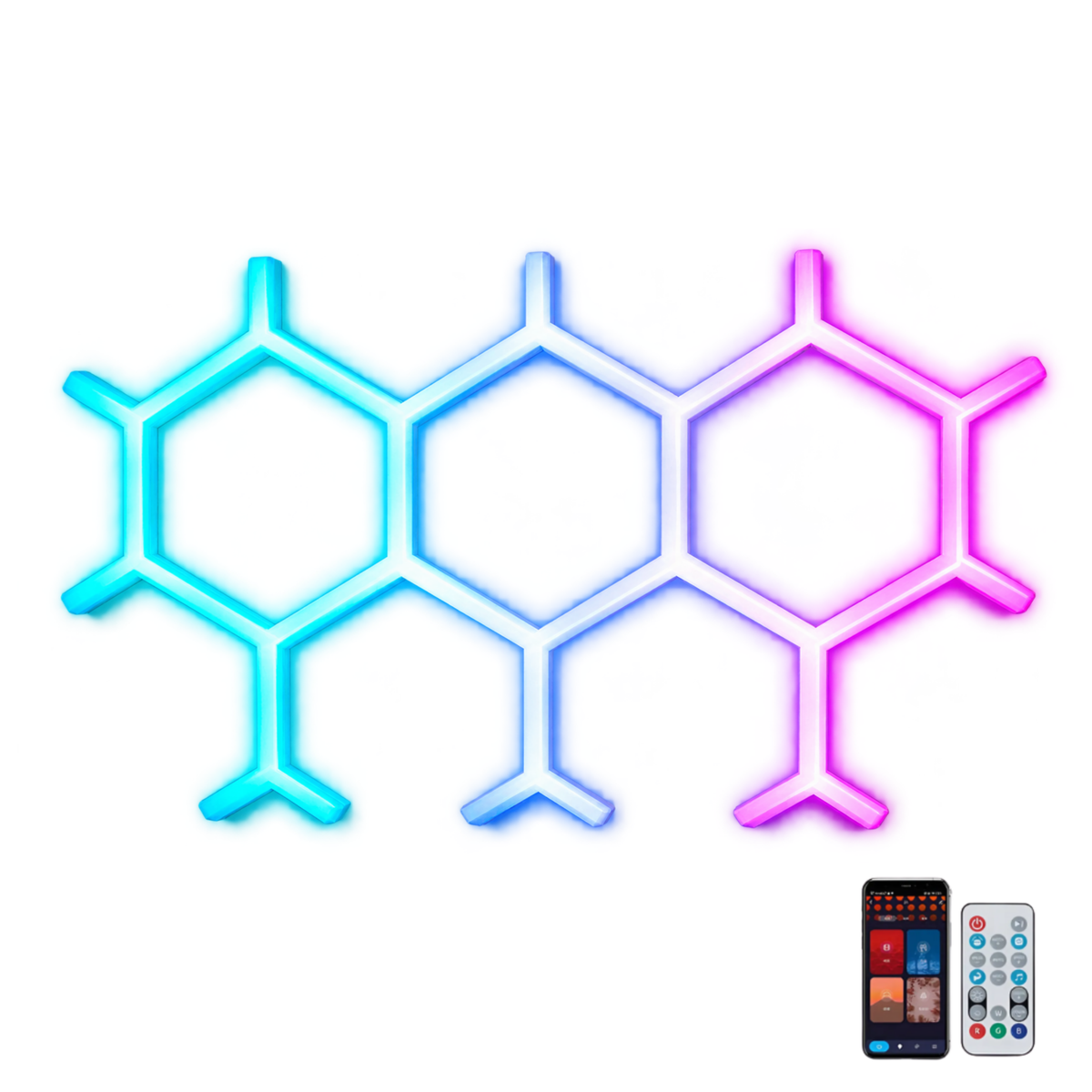 Y-Shaped Hexagon Smart Quantum Lights