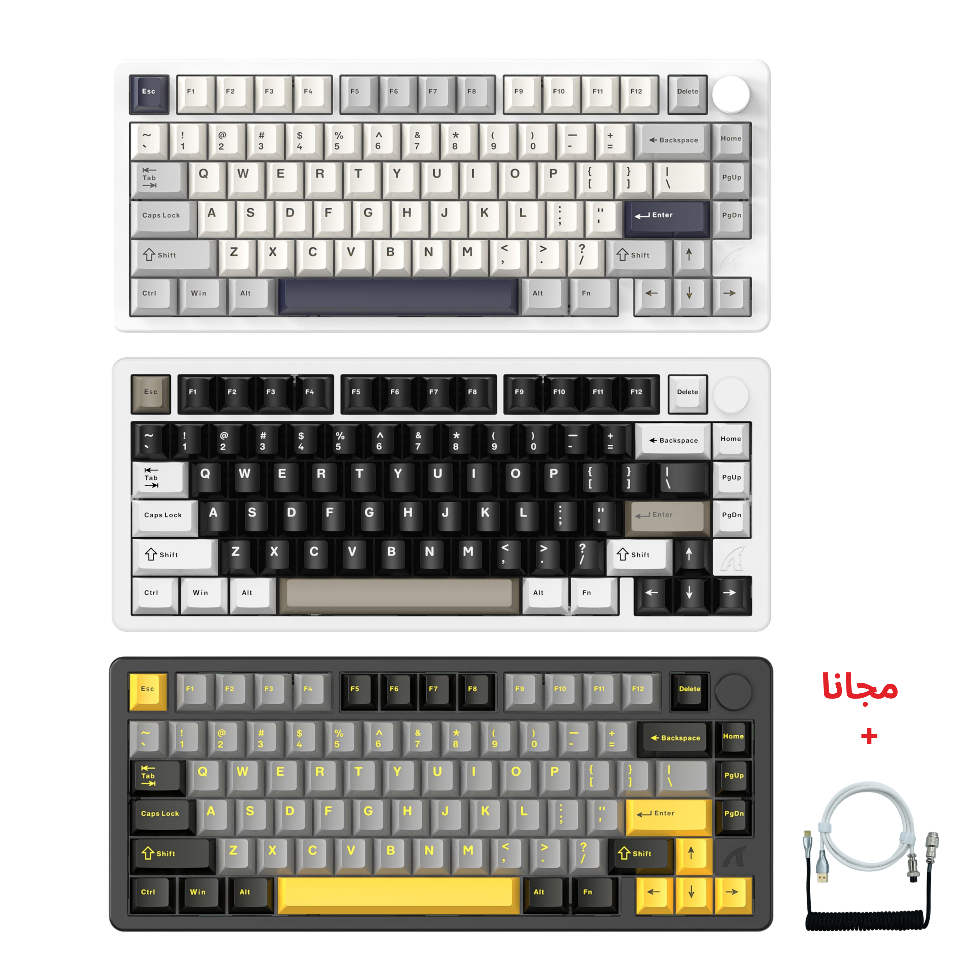 ATTACK SHARK X86 Aluminum Wireless Mechanical Gaming Keyboard