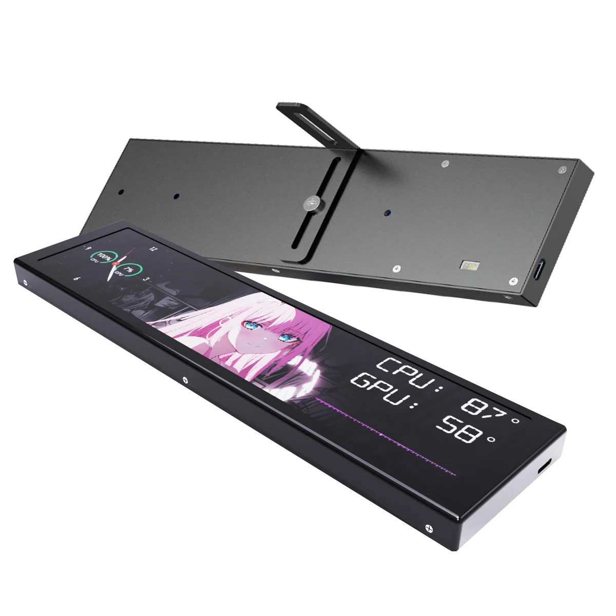 9.2" IPS PC Case Monitor Type-C Display
