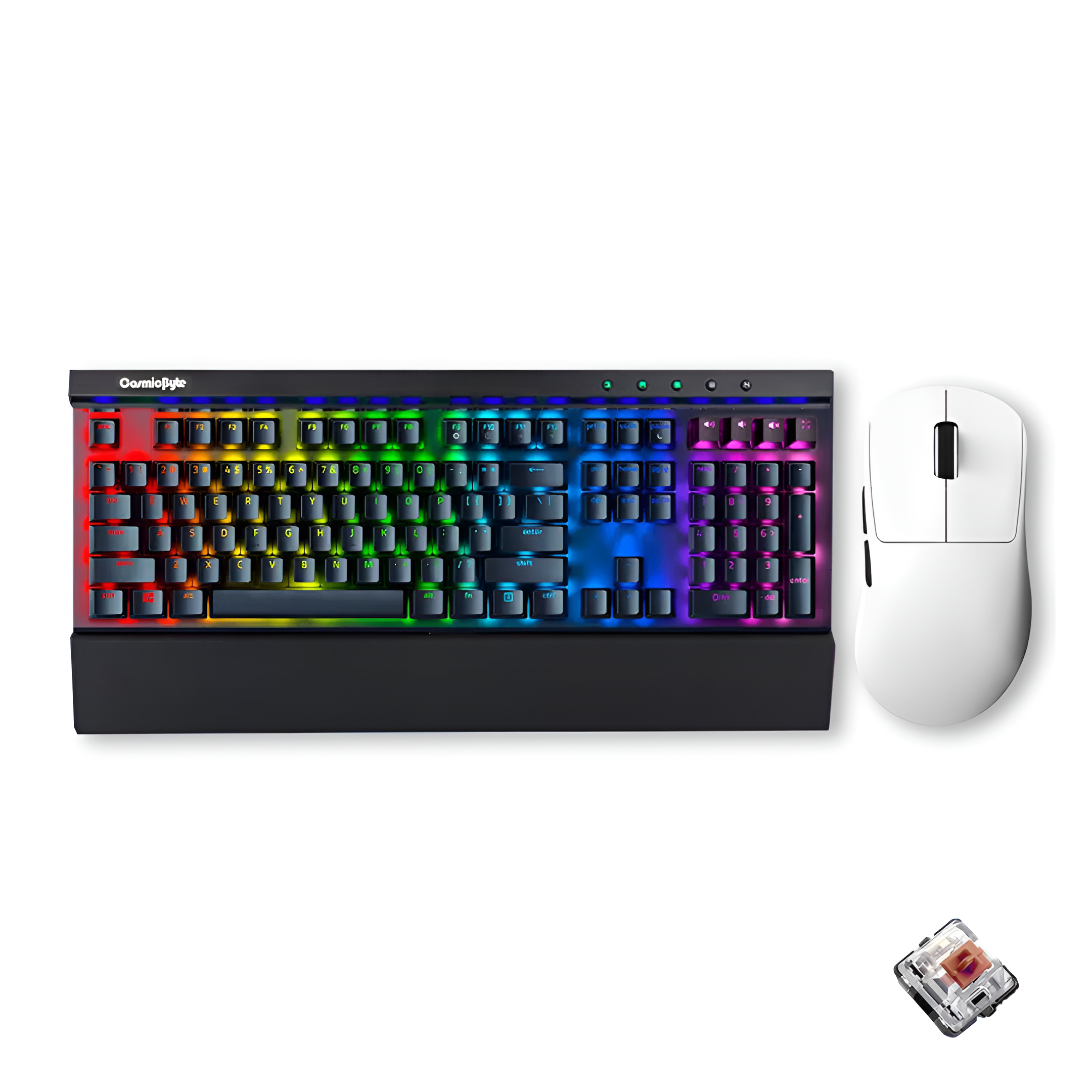 Intitanium IS-7 Mechanical Gaming Keyboard + GPW G5mini Wireless Gaming Mouse