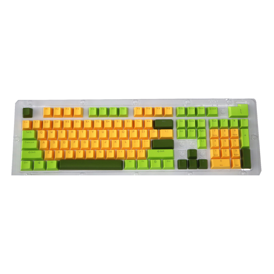 Yellow & Lime PBT Keycaps 104 Keys
