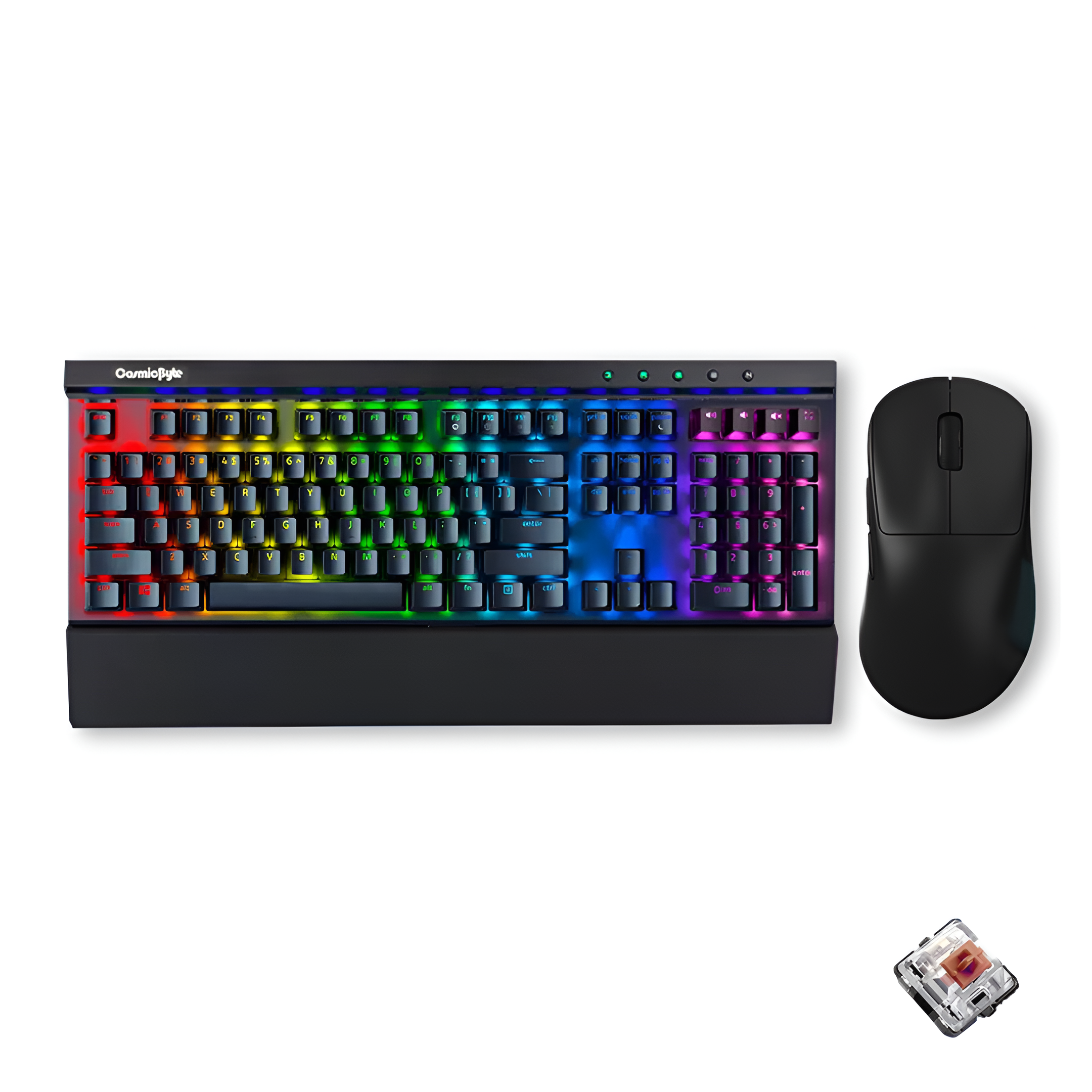 Intitanium IS-7 Mechanical Gaming Keyboard + GPW G5mini Wireless Gaming Mouse