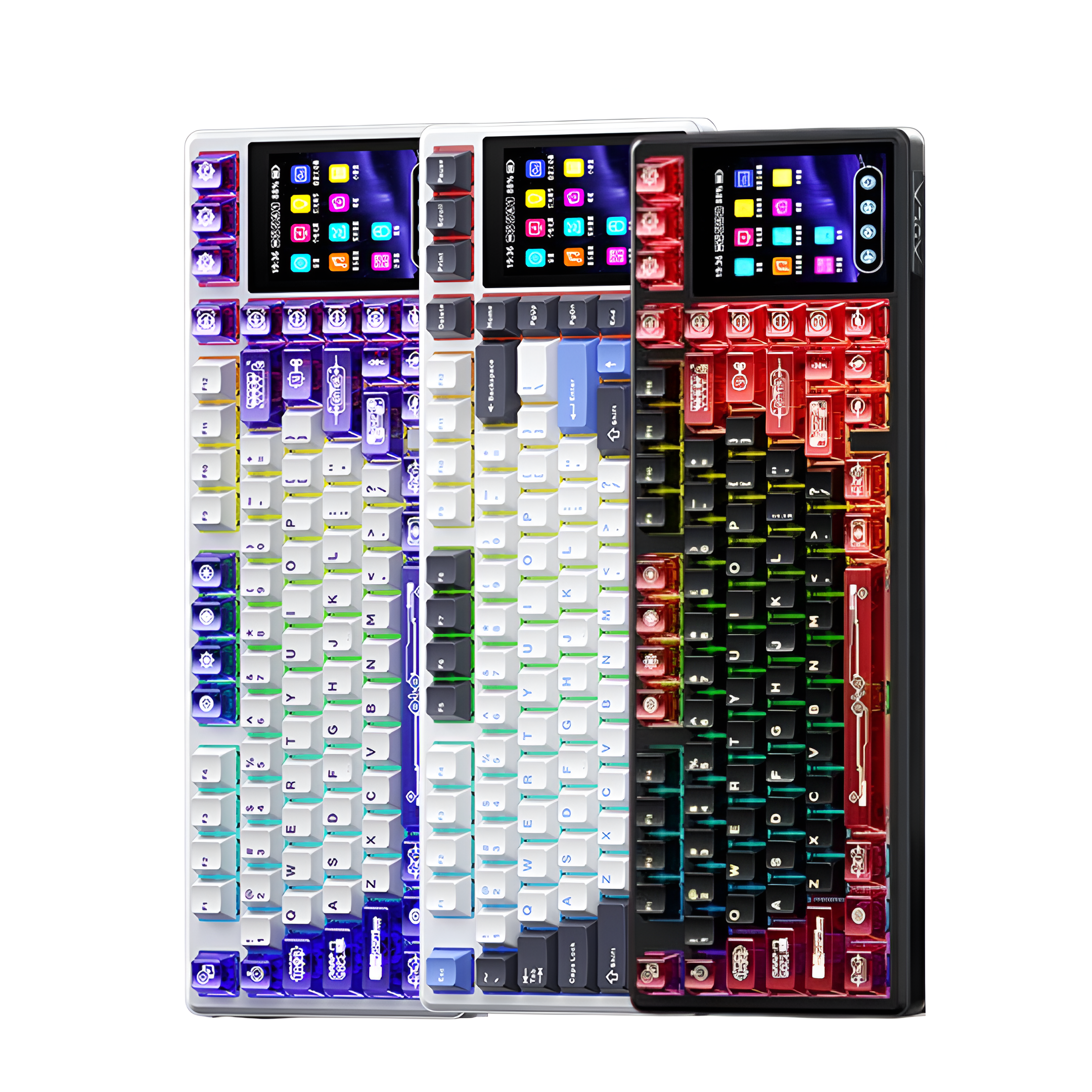 AULA L99 Wireless Mechanical Keyboard with 3.98" Smart Touchscreen