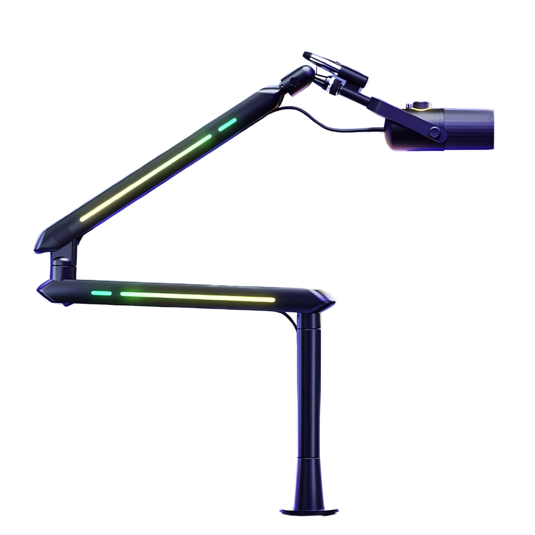 HUMANEX AX3 PRO Aluminum RGB Low Profile Mic Stand