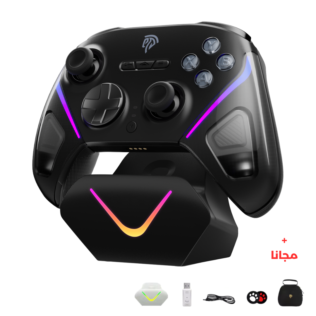 EasySMX D10 Multiplatform Gaming Controller Trigger Lock and Charging Dock