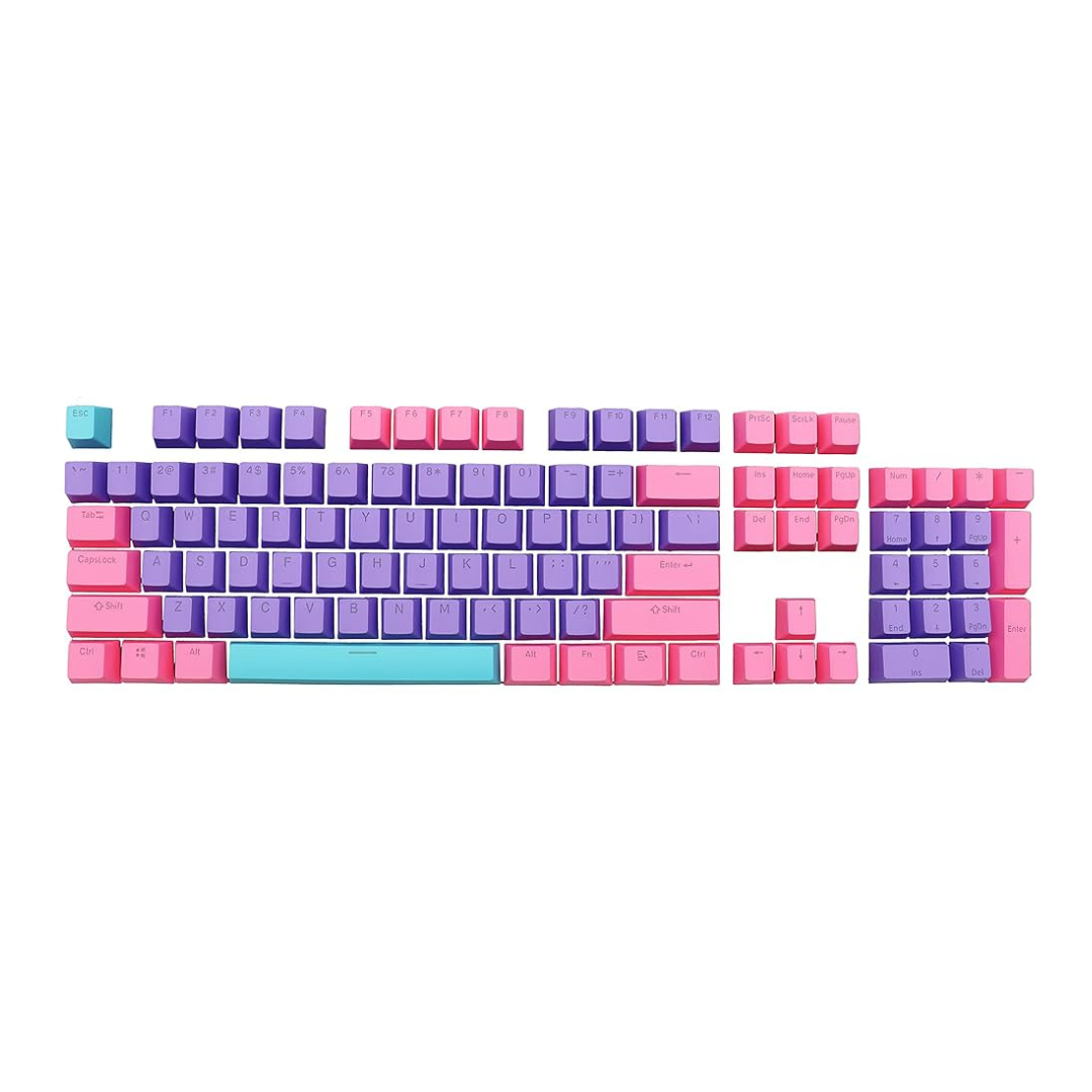 Cotton Candy PBT Keycaps 104 Keys