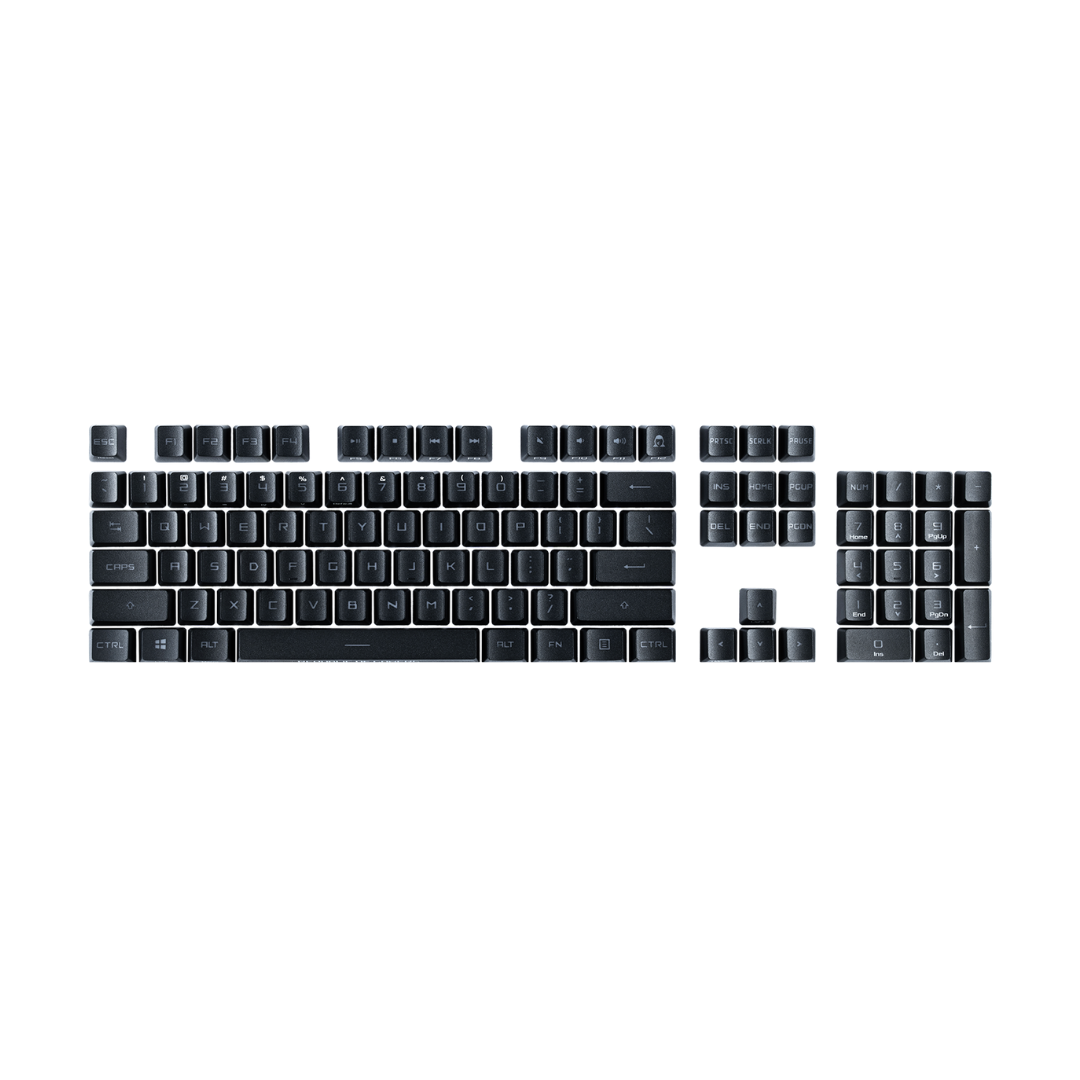 Black PBT Keycaps 104 Keys