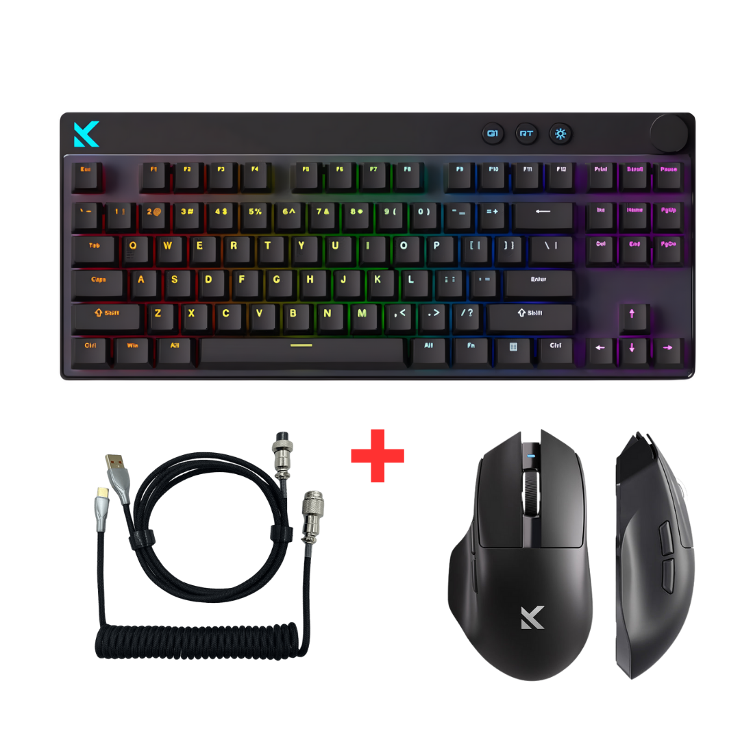MCHOSE Mix87 Keyboard + MCHOSE G7 Wireless Mouse