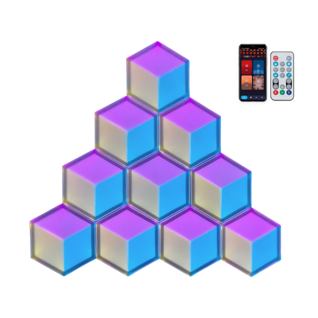 Hexagon 3D RGBIC Wall Light Panels