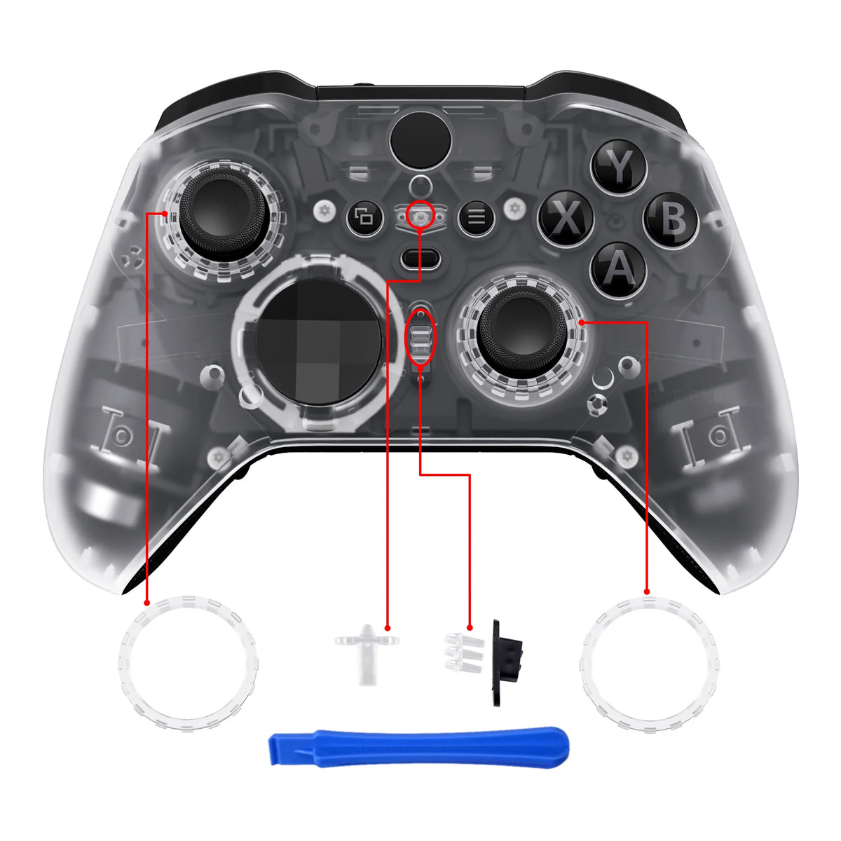 eXtremeRate Xbox Elite Series 2 Front Shell Replacement Kit