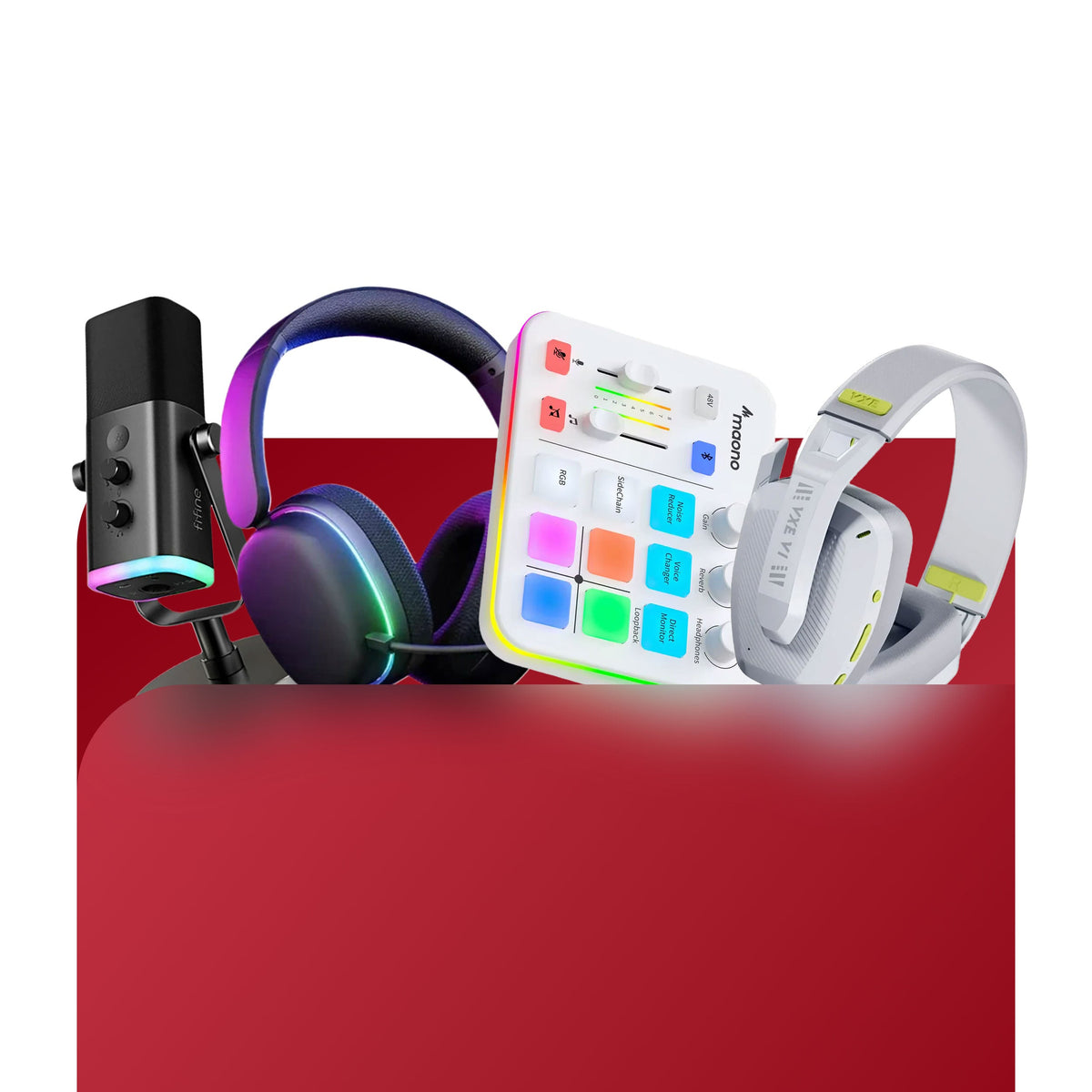 Microphones - Headsets - الميكروفونات وسماعات الرأس