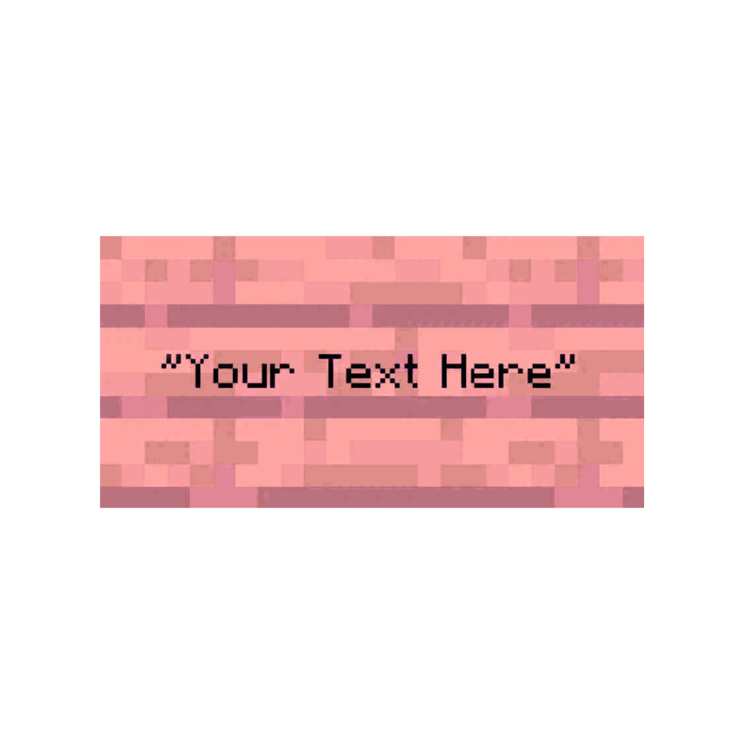 Custom writing sign for rooms