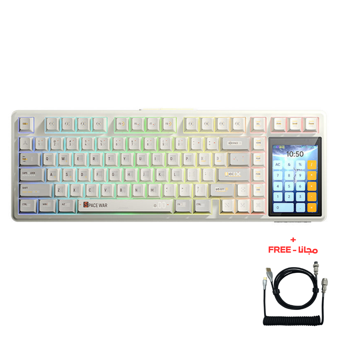 AULA L99 Wireless Mechanical Keyboard with 3.98" Smart Touchscreen