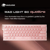 Mad Light 60 HE hollow Magnetic Aluminum Wired Gaming Keyboard