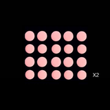 Curved Mouse Skates (Small Dots)