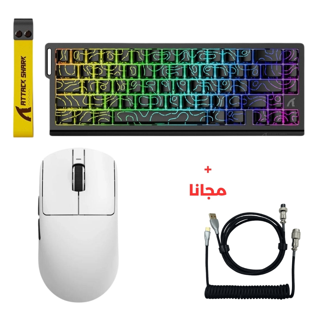 Attack Shark X68HE "بكج التوفير"